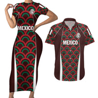 Personalized Mexico 2024 Football Couples Matching Short Sleeve Bodycon Dress and Hawaiian Shirt Come On El Tri - Wonder Print Shop