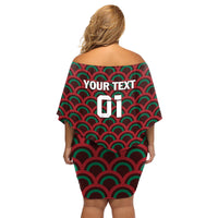 Personalized Mexico 2024 Football Family Matching Off Shoulder Short Dress and Hawaiian Shirt Come On El Tri - Wonder Print Shop