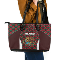Mexico 2024 Football Leather Tote Bag Come On El Tri - Wonder Print Shop