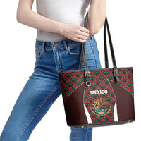 Mexico 2024 Football Leather Tote Bag Come On El Tri - Wonder Print Shop