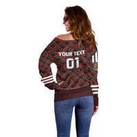 Personalized Mexico 2024 Football Off Shoulder Sweater Come On El Tri - Wonder Print Shop