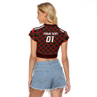 Personalized Mexico 2024 Football Raglan Cropped T Shirt Come On El Tri - Wonder Print Shop