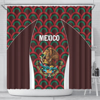 Mexico 2024 Football Shower Curtain Come On El Tri