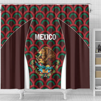 Mexico 2024 Football Shower Curtain Come On El Tri