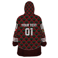 Personalized Mexico 2024 Football Wearable Blanket Hoodie Come On El Tri - Wonder Print Shop