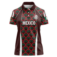 Personalized Mexico 2024 Football Women Polo Shirt Come On El Tri - Wonder Print Shop