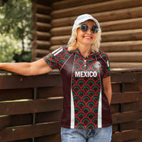 Personalized Mexico 2024 Football Women Polo Shirt Come On El Tri - Wonder Print Shop