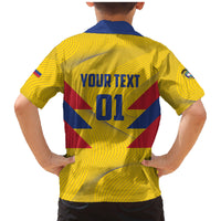 Personalized Colombia 2024 Football Family Matching Mermaid Dress and Hawaiian Shirt Go Los Cafeteros - Wonder Print Shop