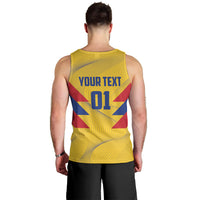 Personalized Colombia 2024 Football Men Tank Top Go Los Cafeteros - Wonder Print Shop
