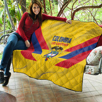 Colombia 2024 Football Quilt Go Los Cafeteros - Wonder Print Shop