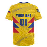 Personalized Colombia 2024 Football Rugby Jersey Go Los Cafeteros - Wonder Print Shop