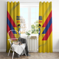 Colombia 2024 Football Window Curtain Go Los Cafeteros - Wonder Print Shop