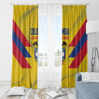 Colombia 2024 Football Window Curtain Go Los Cafeteros - Wonder Print Shop