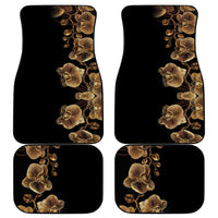 Belize Gold Orchid Car Mats Luxury Stylized