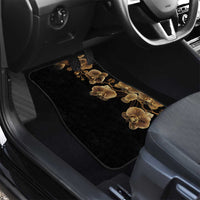 Belize Gold Orchid Car Mats Luxury Stylized
