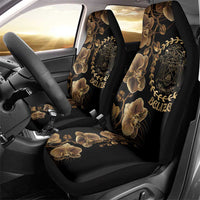 Belize Gold Orchid Car Seat Cover Luxury Stylized