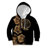 Belize Gold Orchid Kid Hoodie Luxury Stylized