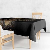 Belize Gold Orchid Tablecloth Luxury Stylized