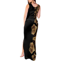 Belize Gold Orchid Tank Maxi Dress Luxury Stylized