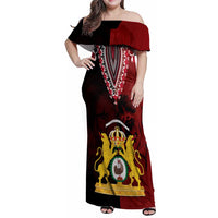 Anpi an Ayiti 1804–1806 Haiti Family Matching Off Shoulder Maxi Dress and Hawaiian Shirt Liberte ou la Mort!