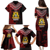 Anpi an Ayiti 1804–1806 Haiti Family Matching Puletasi and Hawaiian Shirt Liberte ou la Mort!