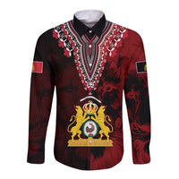 Anpi an Ayiti 1804–1806 Haiti Long Sleeve Button Shirt Liberte ou la Mort!