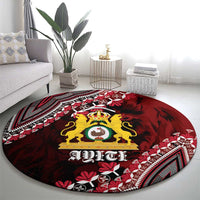 Anpi an Ayiti 1804–1806 Haiti Round Carpet Liberte ou la Mort!