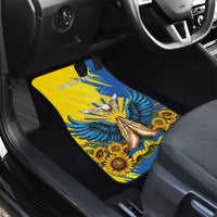 Ukraine Independence Day Car Mats Ukrainian Dove Sunflower - Wonder Print Shop