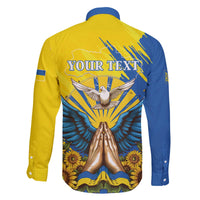 Ukraine Independence Day Family Matching Puletasi and Hawaiian Shirt Ukrainian Dove Sunflower - Wonder Print Shop