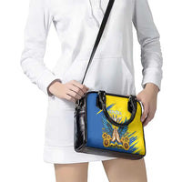 Ukraine Independence Day Shoulder Handbag Ukrainian Dove Sunflower