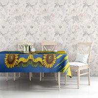 Ukraine Independence Day Tablecloth Ukrainian Dove Sunflower - Wonder Print Shop