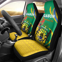 Gabon Independence Day Car Seat Cover Gabonaise Flamboyant African Pattern - Wonder Print Shop
