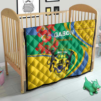 Gabon Independence Day Quilt Gabonaise Flamboyant African Pattern - Wonder Print Shop