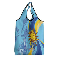 Uruguay Independence Day Grocery Bag Sol de Mayo Erythrina Crista Galli