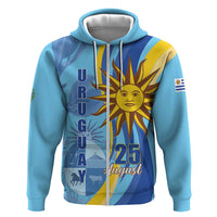 Uruguay Independence Day Hoodie Sol de Mayo Erythrina Crista Galli - Wonder Print Shop