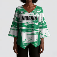 Custom Nigeria 2026 Football Kimono Sleeve Blouse Go Super Falcons