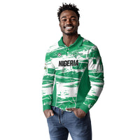Custom Nigeria 2026 Football Long Sleeve Polo Shirt Go Super Falcons