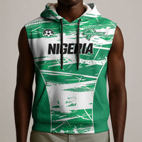 Custom Nigeria 2026 Football Sleeveless Hoodie Go Super Falcons
