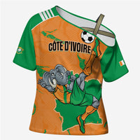 Custom Cote d Ivoire 2026 Football Cross Shoulder Shirt Ivory Coast Elephants Proud