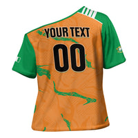 Custom Cote d Ivoire 2026 Football Cross Shoulder Shirt Ivory Coast Elephants Proud