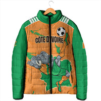 Custom Cote d Ivoire 2026 Football Padded Jacket Ivory Coast Elephants Proud