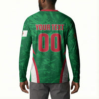 Custom Algeria 2026 Football Button Sweatshirt The Fennecs Go Champions