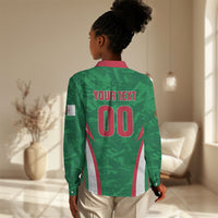 Custom Algeria 2026 Football Women Casual Shirt The Fennecs Go Champions