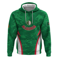 Custom Algeria 2026 Football Zip Hoodie The Fennecs Go Champions