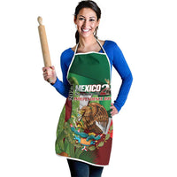 Mexico Independence Day 2025 Apron 215th Anniversary Estados Unidos Mexicanos - Wonder Print Shop