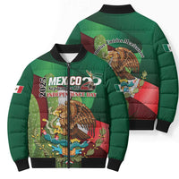 Mexico Independence Day 2025 Bomber Puffer Jacket 215th Anniversary Estados Unidos Mexicanos - Wonder Print Shop