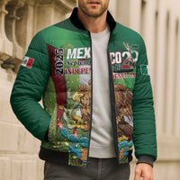 Mexico Independence Day 2025 Bomber Puffer Jacket 215th Anniversary Estados Unidos Mexicanos - Wonder Print Shop