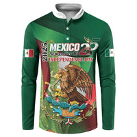 Mexico Independence Day 2025 Button Sweatshirt 215th Anniversary Estados Unidos Mexicanos - Wonder Print Shop