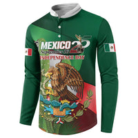 Mexico Independence Day 2025 Button Sweatshirt 215th Anniversary Estados Unidos Mexicanos - Wonder Print Shop