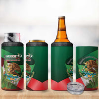 Mexico Independence Day 2025 4 in 1 Can Cooler Tumbler 215th Anniversary Estados Unidos Mexicanos - Wonder Print Shop